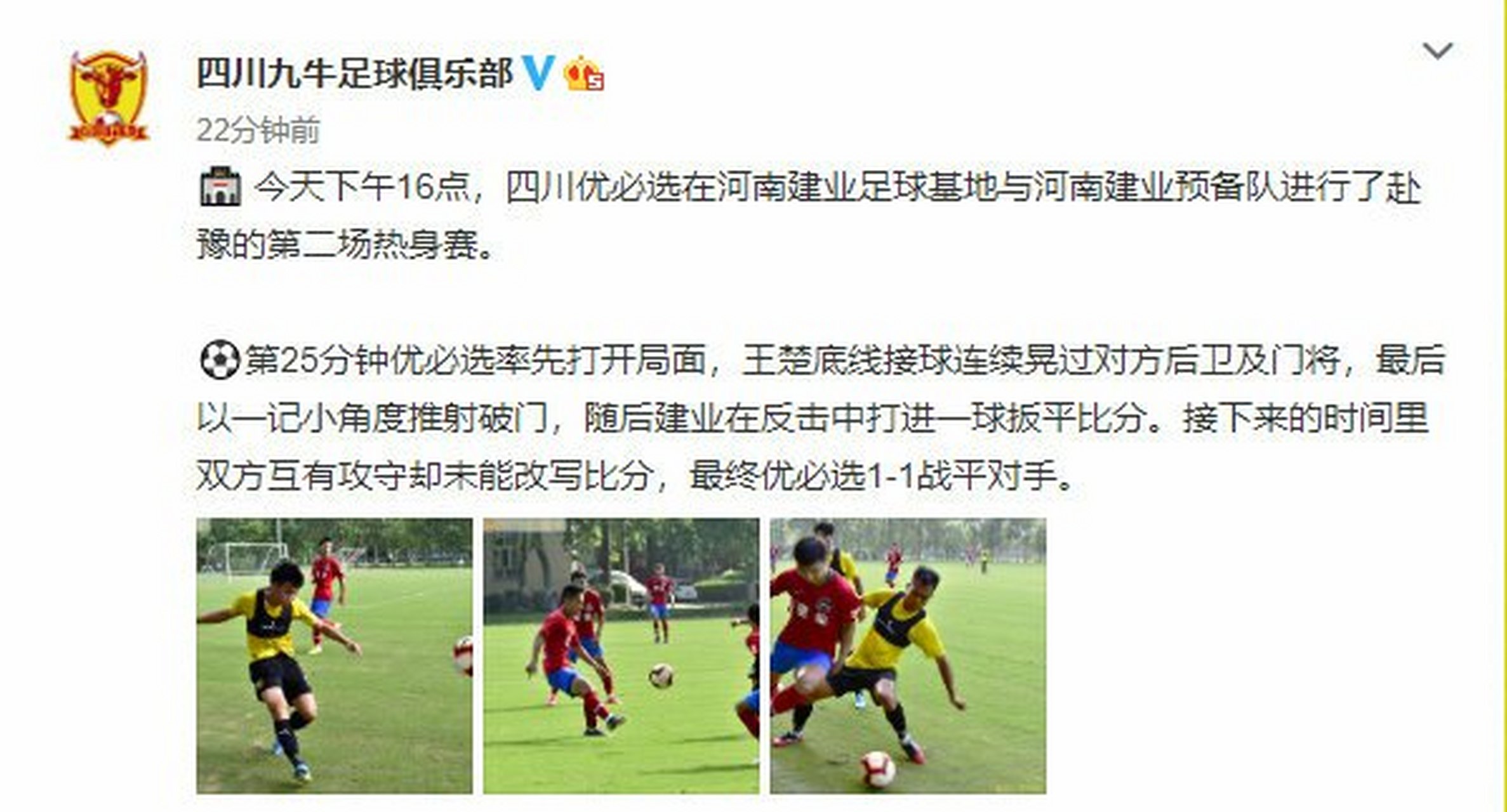 河南建业主场胜四川九牛，止住连败颓势的简单介绍